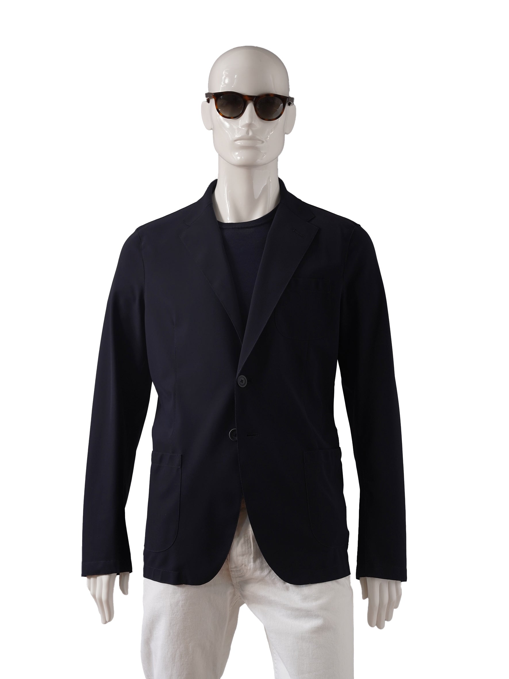Dark blue scuba jacket